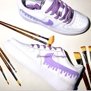Purple drip CUSTOM Air Force 1 💜